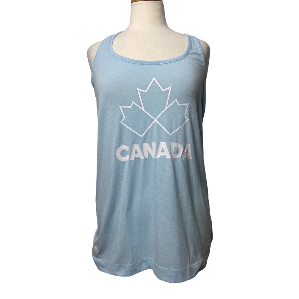 2/$25 ADIDAS Canada Racer Back Tank Top Size M